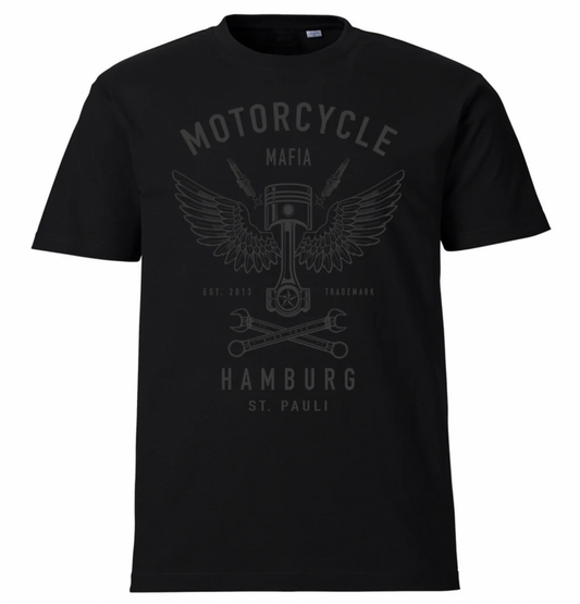 T-Shirt Kolben black/grey