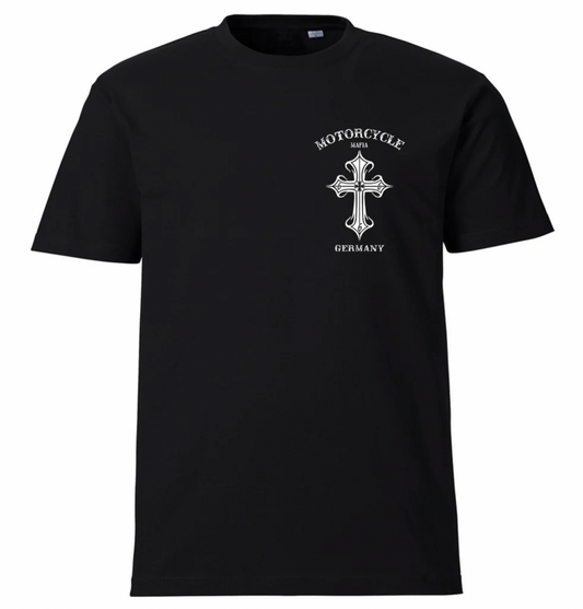 T-Shirt Kreuz schwarz